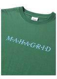 mahagrid (マハグリッド)  SERIF LOGO TEE [GREEN]