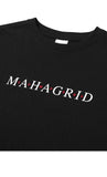 mahagrid (マハグリッド)  SERIF LOGO TEE [BLACK]