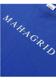 mahagrid (マハグリッド)   SERIF LOGO TEE [BLUE]