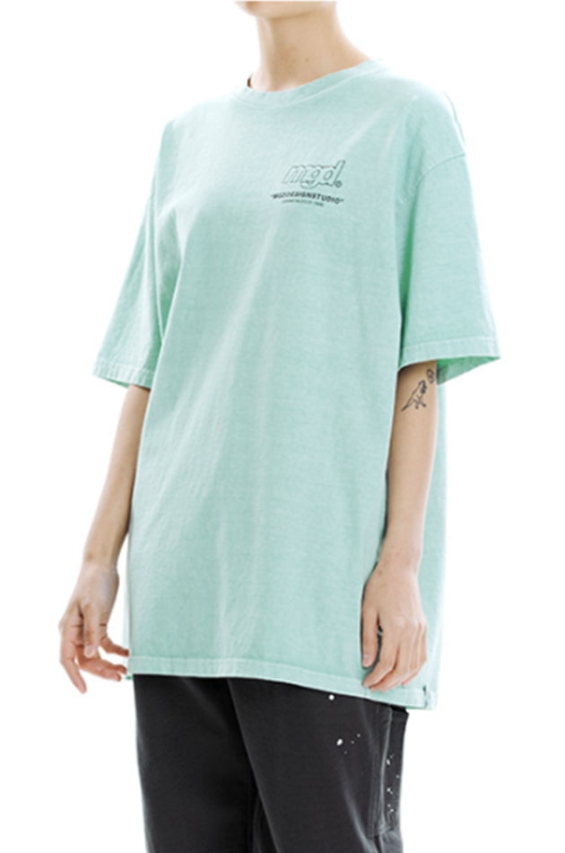 mahagrid (マハグリッド)  LICENSE PIGMENT TEE [GREEN]