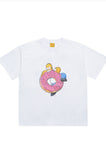 アクメドラビ(acme' de la vie) [ADLV X SIMPSONS] DONUTS HOMER SHORT SLEEVE T-SHIRT WHITE