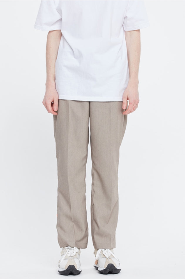 ベドインベド(BADINBAD) EASY BANDING SLACKS_MELANGE BEIGE