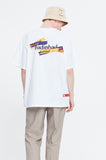 ベドインベド(BADINBAD)   ROLLING LOGO TEE_WHITE