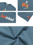 ベドインベド(BADINBAD)   BAD TOOL LOGO TEE_LIGHT NAVY