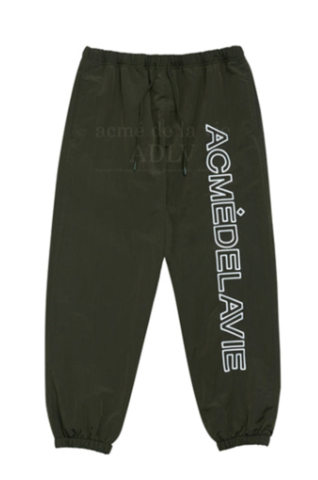 アクメドラビ(acme' de la vie) EMBROIDERY LOGO LONG PANTS KHAKI