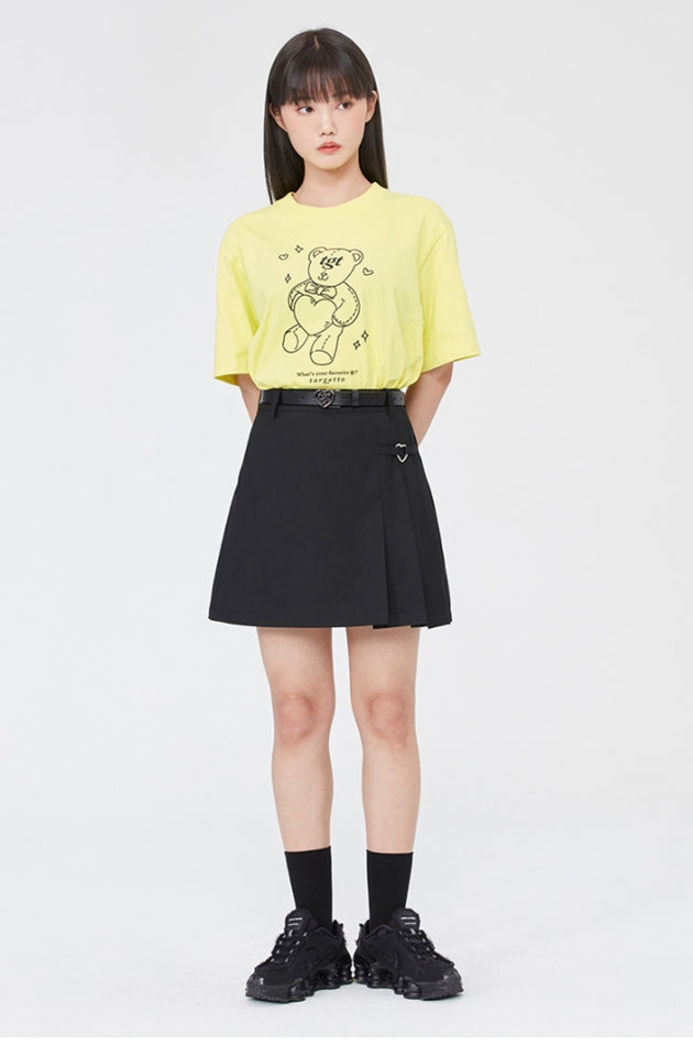TARGETTO(ターゲット) TGT BEAR TEE SHIRT_YELLOW