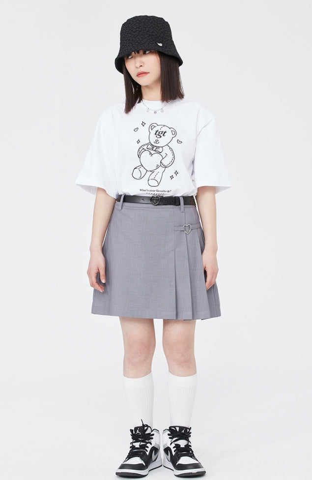 TARGETTO(ターゲット) TGT BEAR TEE SHIRT_WHITE