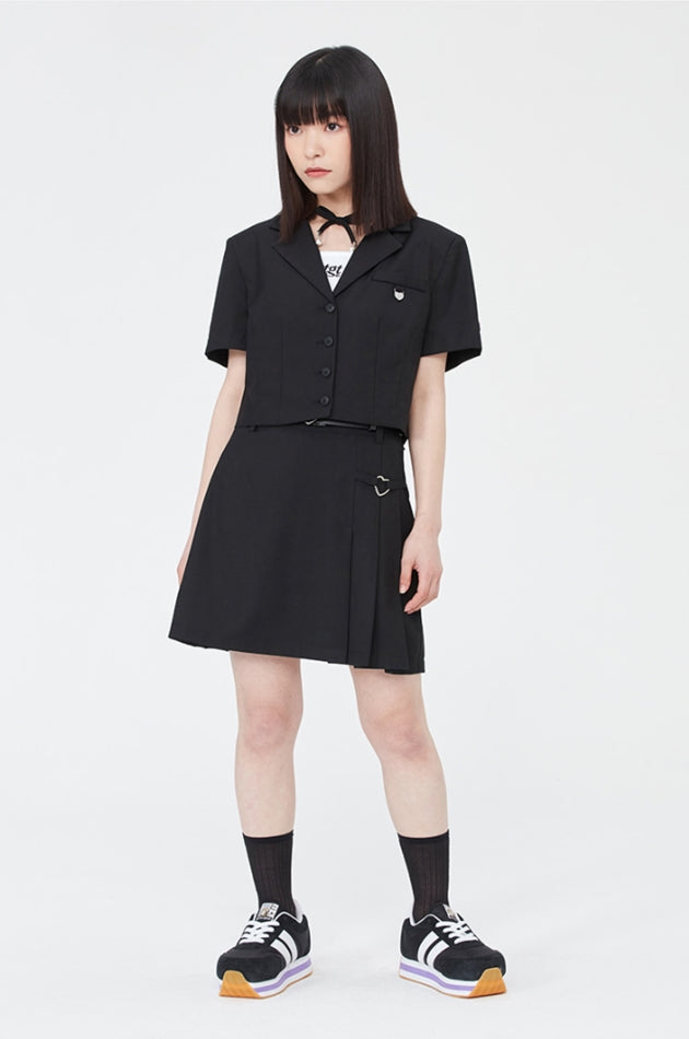 TARGETTO(ターゲット)  TGT HALF SLEEVED BLAZER_BLACK