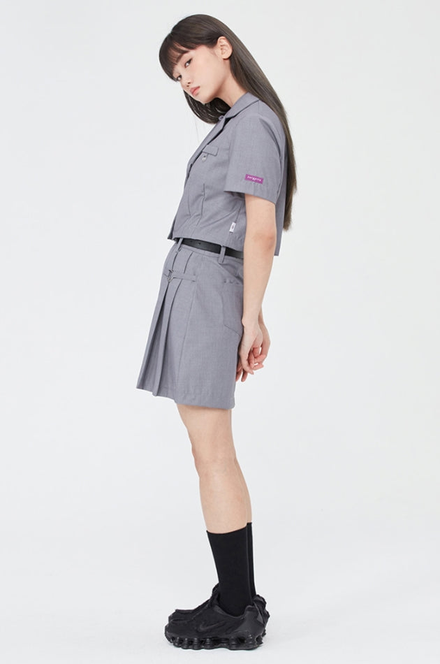 TARGETTO(ターゲット)  TGT HALF SLEEVED BLAZER_GREY