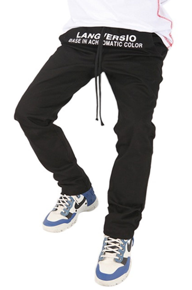 ランベルシオ(LANG VERSIO) 297 Print Black Pants