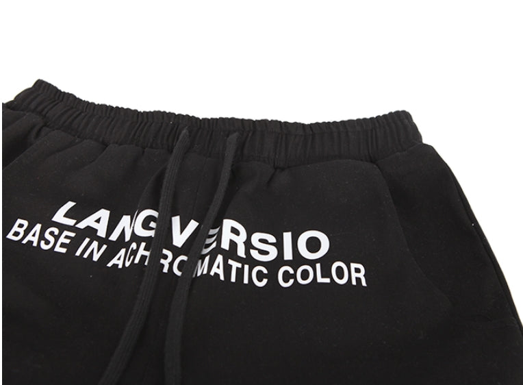 ランベルシオ(LANG VERSIO) 297 Print Black Pants