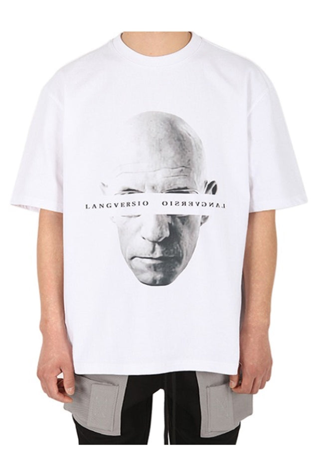 ランベルシオ(LANG VERSIO) 300 Printed Short Sleeve Tee WH