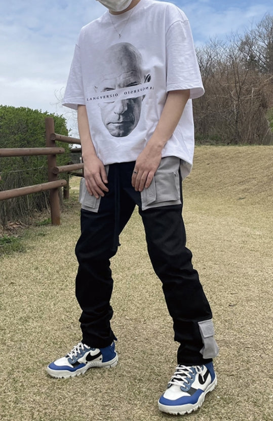 ランベルシオ(LANG VERSIO) 300 Printed Short Sleeve Tee WH