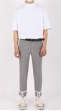 ランベルシオ(LANG VERSIO) 303 Line Crop Slacks GY