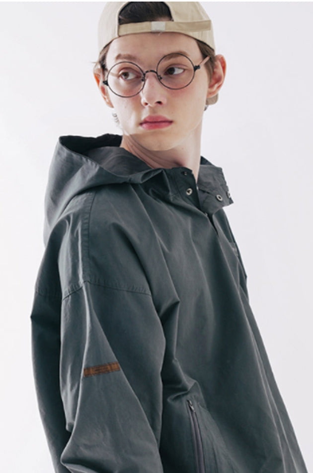 ダブルユーブイプロジェクト(WV PROJECT) Rex Anorak Hooded Dark Grey MJHD7462