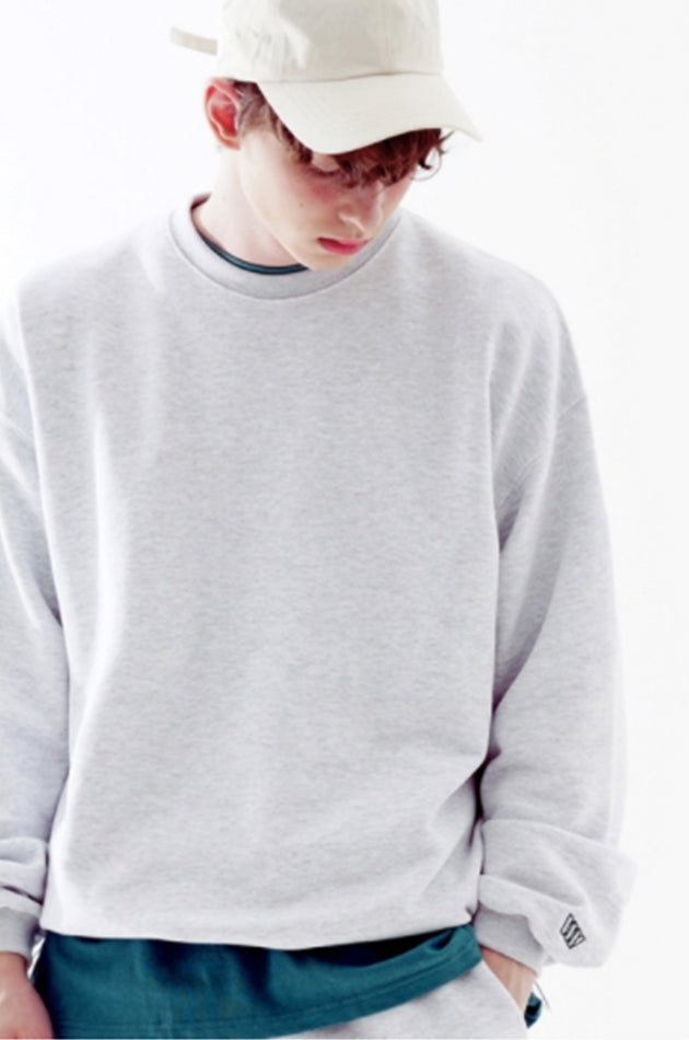 ダブルユーブイプロジェクト(WV PROJECT) Suffled sweatshirt WhiteOatmeal JJMT7468