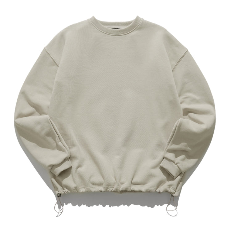ダブルユーブイプロジェクト(WV PROJECT) Suffled sweatshirt Light Beige JJMT7468