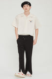 ロマンティッククラウン(ROMANTIC CROWN) FLOWER FACE BOWLING SHIRT_OATMEAL