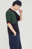 ロマンティッククラウン(ROMANTIC CROWN)  CHAIN KNIT POLO_GREEN