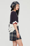 ロマンティッククラウン(ROMANTIC CROWN)  CHAIN KNIT POLO_NAVY
