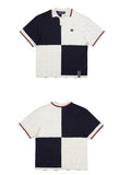 ロマンティッククラウン(ROMANTIC CROWN)  CHAIN KNIT POLO_NAVY