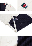 ロマンティッククラウン(ROMANTIC CROWN)  CHAIN KNIT POLO_NAVY