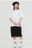 ロマンティッククラウン(ROMANTIC CROWN) CRUSH RECEIPT MESH TEE_WHITE