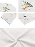ロマンティッククラウン(ROMANTIC CROWN) ENERGETIC TIGER TEE_MELANGE IVORY