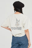 ロマンティッククラウン(ROMANTIC CROWN) STRING FIGURES TEE_MELANGE IVORY
