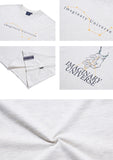 ロマンティッククラウン(ROMANTIC CROWN) STRING FIGURES TEE_MELANGE IVORY