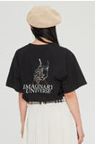 ロマンティッククラウン(ROMANTIC CROWN) STRING FIGURES TEE_BLACK