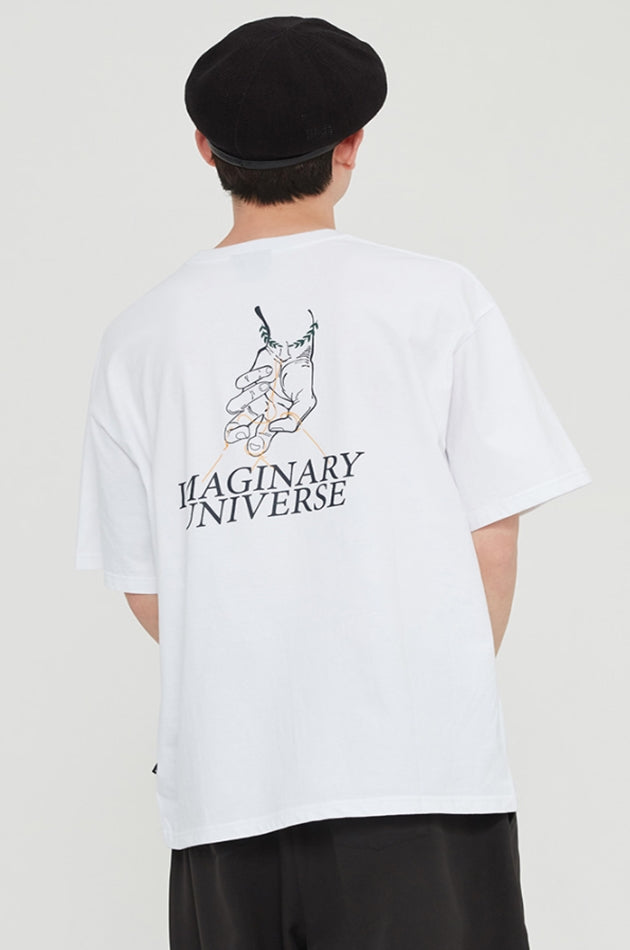 ロマンティッククラウン(ROMANTIC CROWN) STRING FIGURES TEE_WHITE