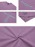 ロマンティッククラウン(ROMANTIC CROWN) SLOGAN LIST LOGO TEE_DARK PURPLE