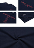 ロマンティッククラウン(ROMANTIC CROWN) SLOGAN LIST LOGO TEE_NAVY