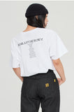 ロマンティッククラウン(ROMANTIC CROWN) SLOGAN LIST LOGO TEE_WHITE