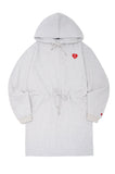 AQO_studiospace(アコスタジオスペース) AQO HEART HOOD ONE-PIECE GREY