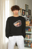 AQO_studiospace(アコスタジオスペース)  AQO CHECK BEAR SWEATSHIRTS BLACK