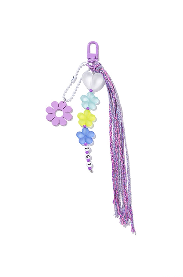 TARGETTO(ターゲット) HEART & DAISY KEY RING_PURPLE