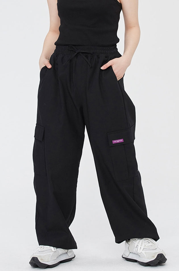 TARGETTO(ターゲット) LINEN STRING JOGGER PANTS_BLACK