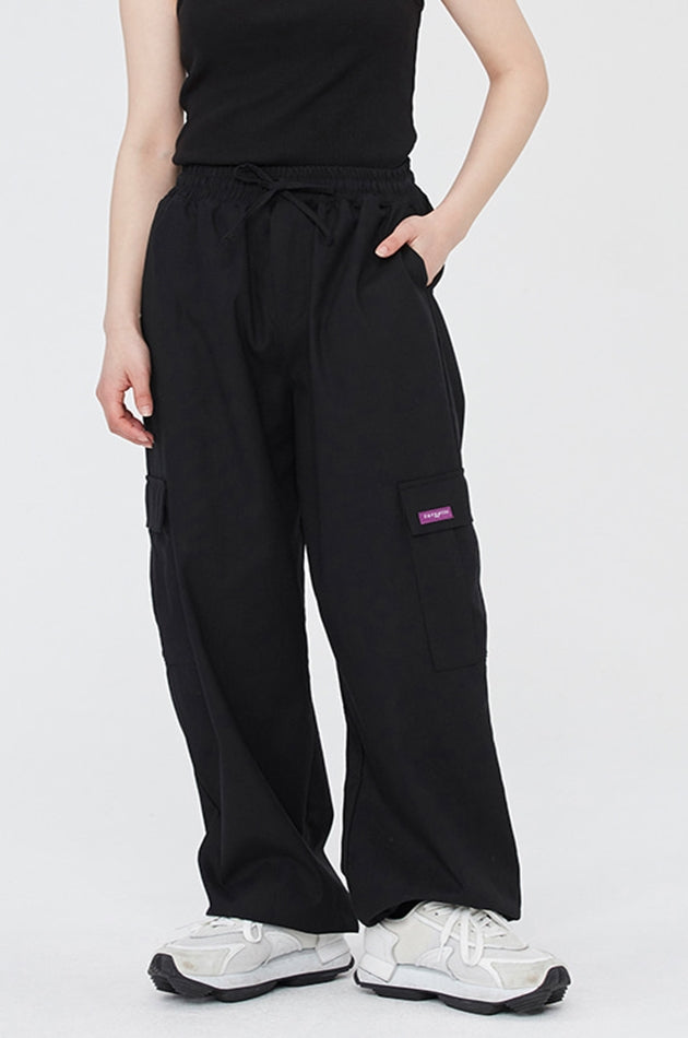 TARGETTO(ターゲット) LINEN STRING JOGGER PANTS_BLACK