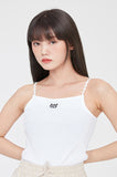 TARGETTO(ターゲット)  LACE TRIMMING SLEEVELESS_WHITE
