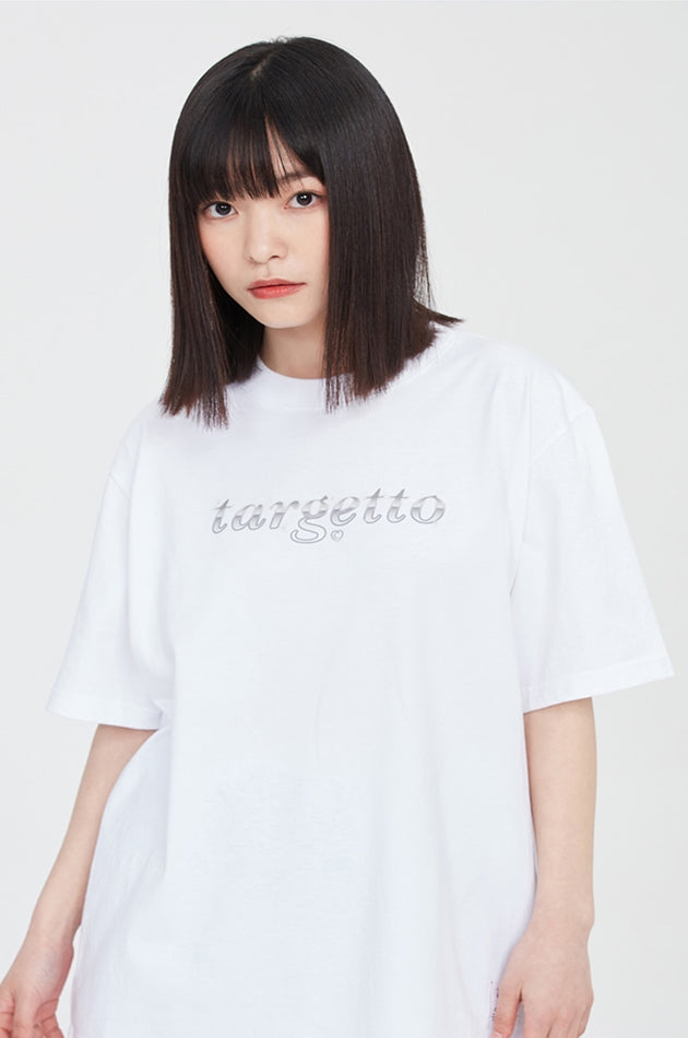 TARGETTO(ターゲット) GLOSSY LOGO TEE SHIRT_WHITE