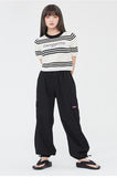 TARGETTO(ターゲット) LINE LOGO STRIPE KNIT_OATMEAL