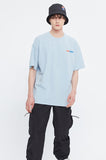 ベドインベド(BADINBAD) MINIMAL LOGO TEE_SKY BLUE