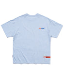 ベドインベド(BADINBAD) MINIMAL LOGO TEE_SKY BLUE