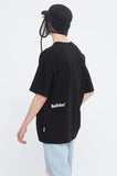 ベドインベド(BADINBAD) FRANKLIN PORTRAIT TEE_BLACK