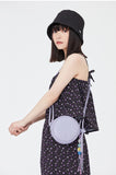 TARGETTO(ターゲット) FAUX LEATHER CIRCLE BAG_LIGHT PURPLE