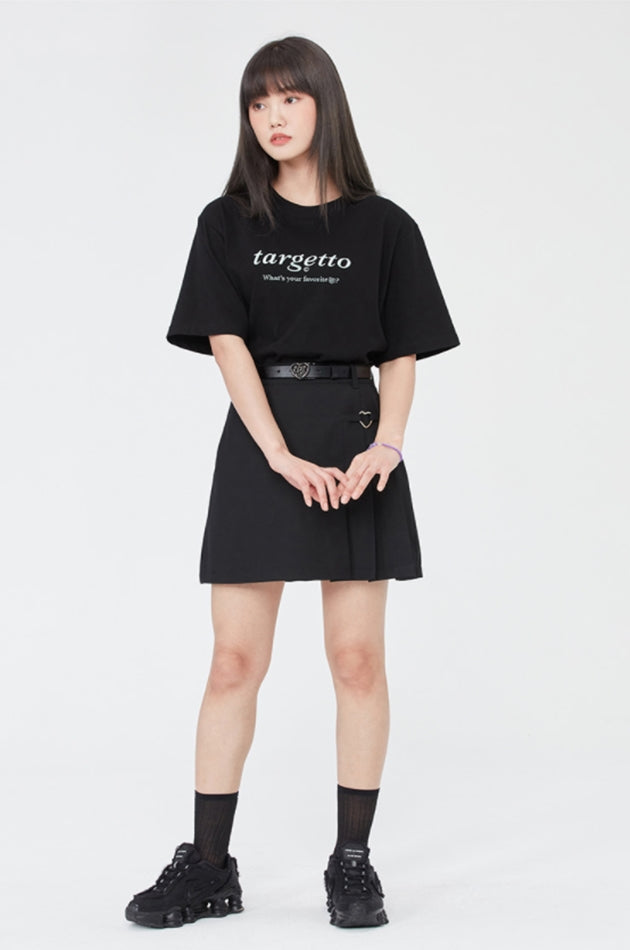 TARGETTO(ターゲット)  BASIC LOGO TEE SHIRT_BLACK