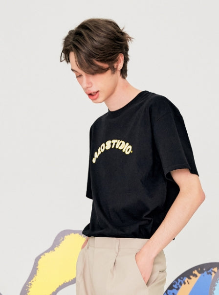 AQO_studiospace(アコスタジオスペース) AQO SIGNATURE T-SHIRTS BLACK