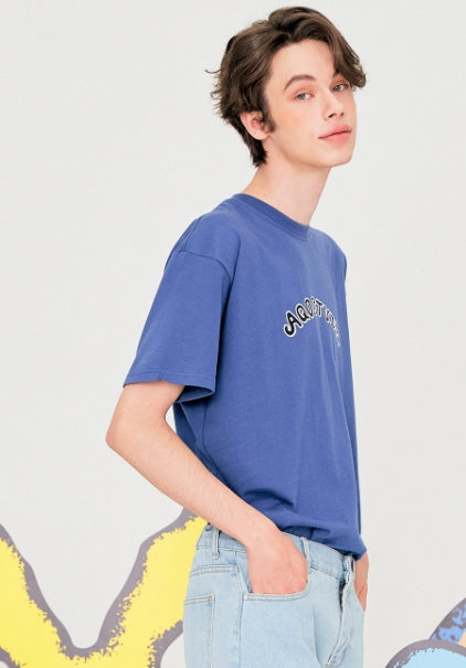 AQO_studiospace(アコスタジオスペース) AQO SIGNATURE T-SHIRTS NAVY